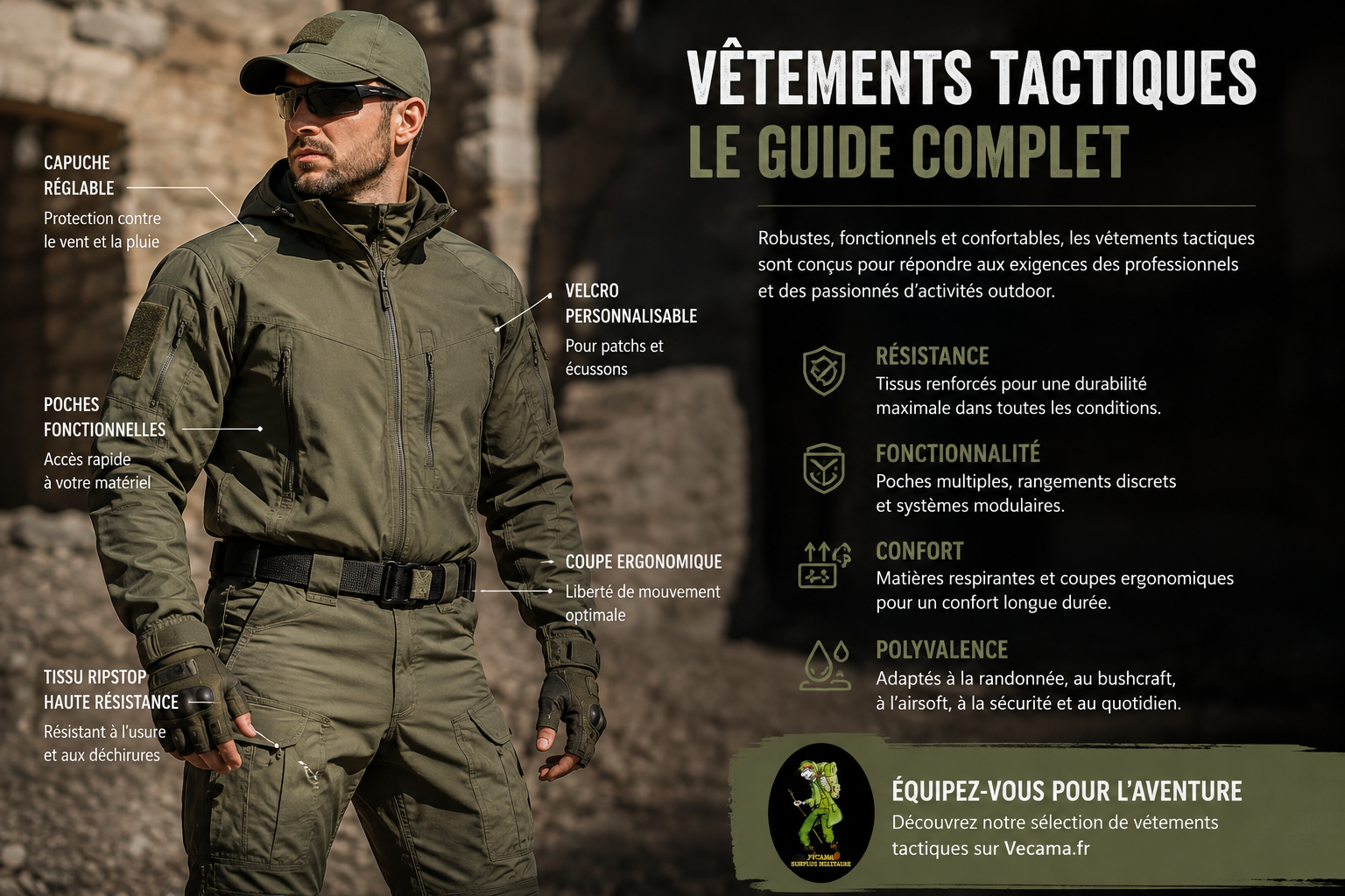 vetements tactiques