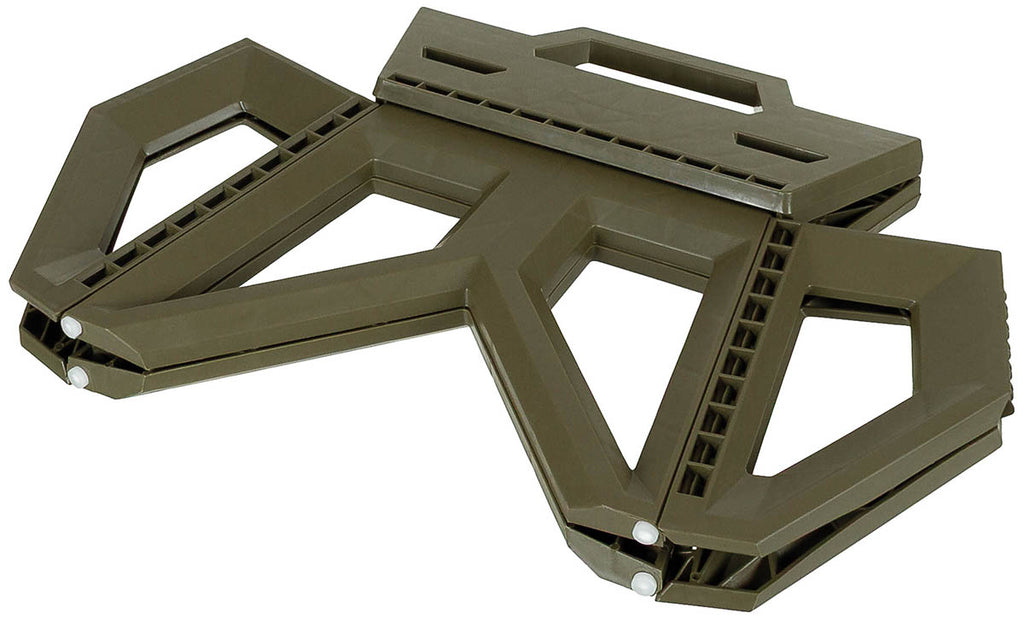 Tabouret de camping, pliable, hauteur ca. 24 cm, olive