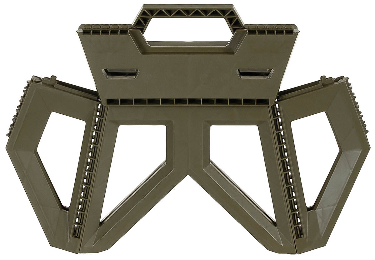 Tabouret de camping, pliable, hauteur ca. 24 cm, olive