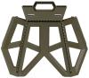 Tabouret de camping, pliable, hauteur ca. 40 cm, olive