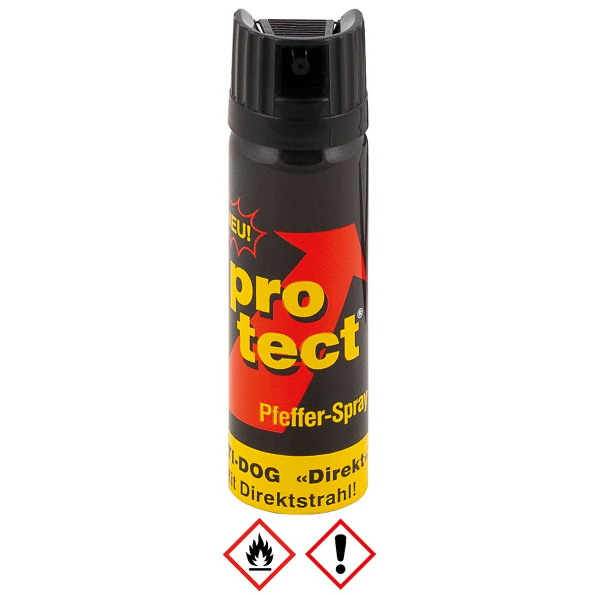 aerosol de defense poivre, direct, 63 ml (VENTE SEULEM. DANS l'UE)