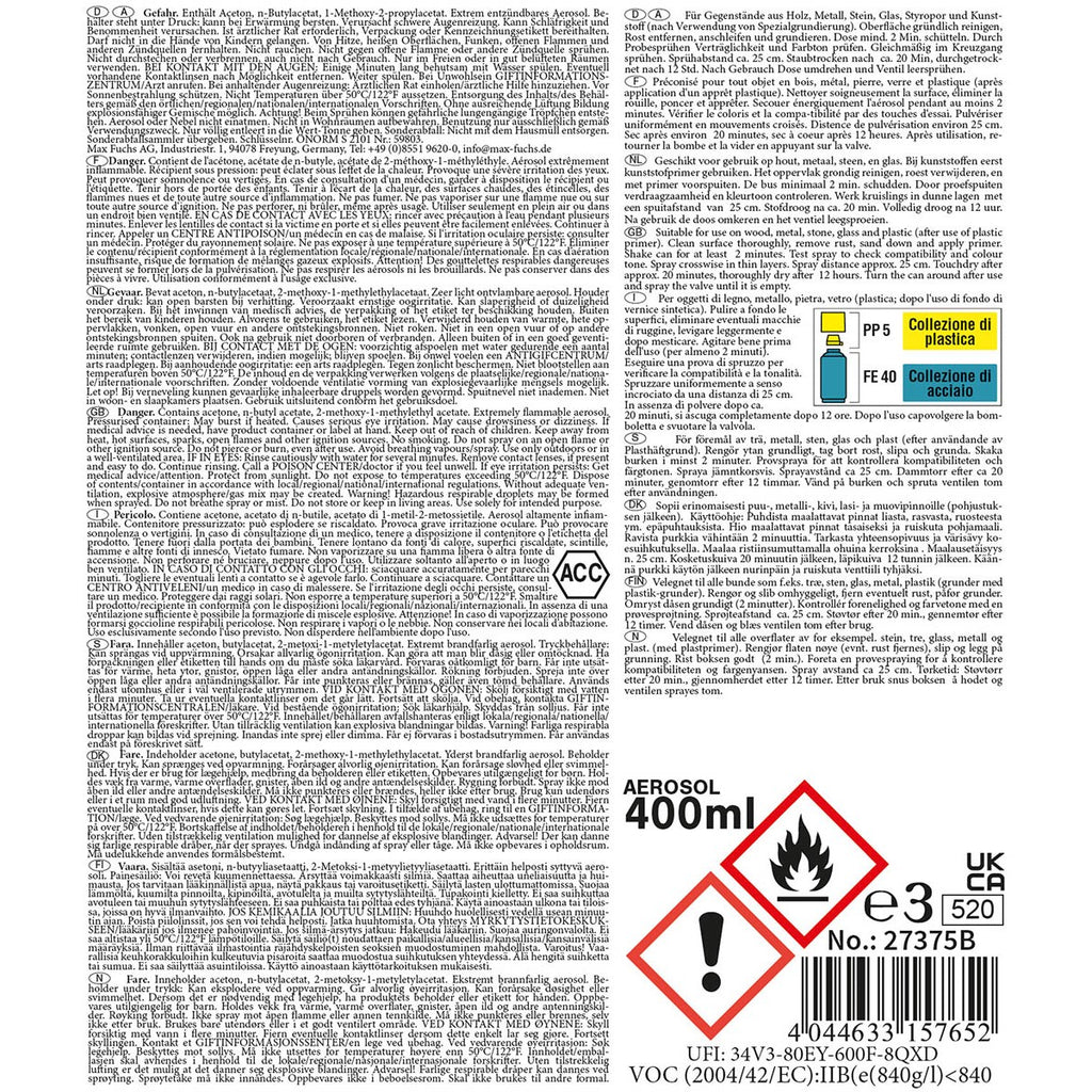 Bombe de peinture armée, OTAN VERT, mat, 400 ml
