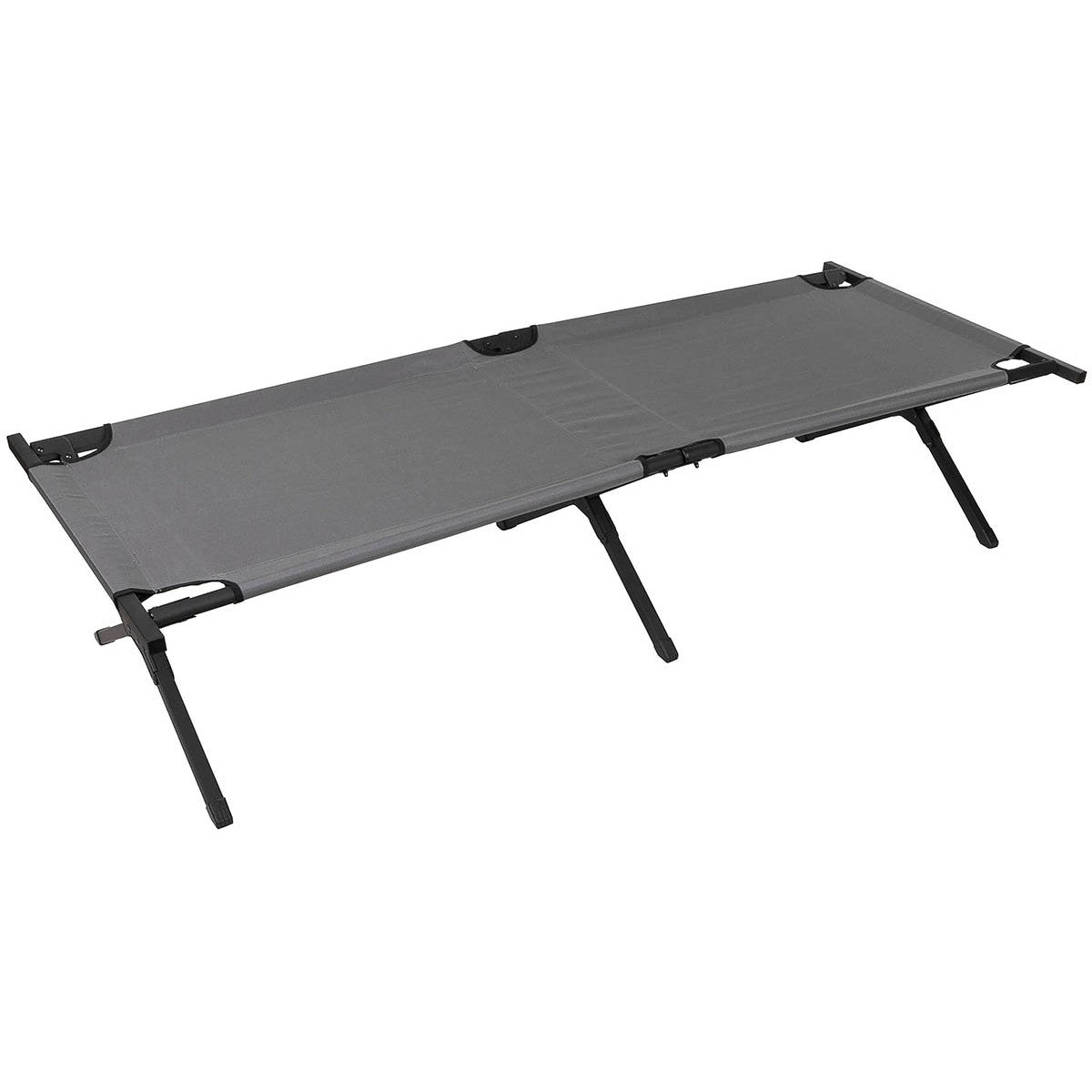 Camp bed, metal frame, anthracite
