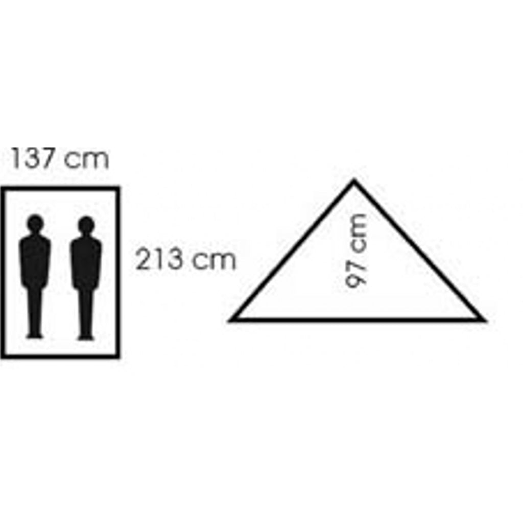 Tente "Minipack", 2 personnes, olive
