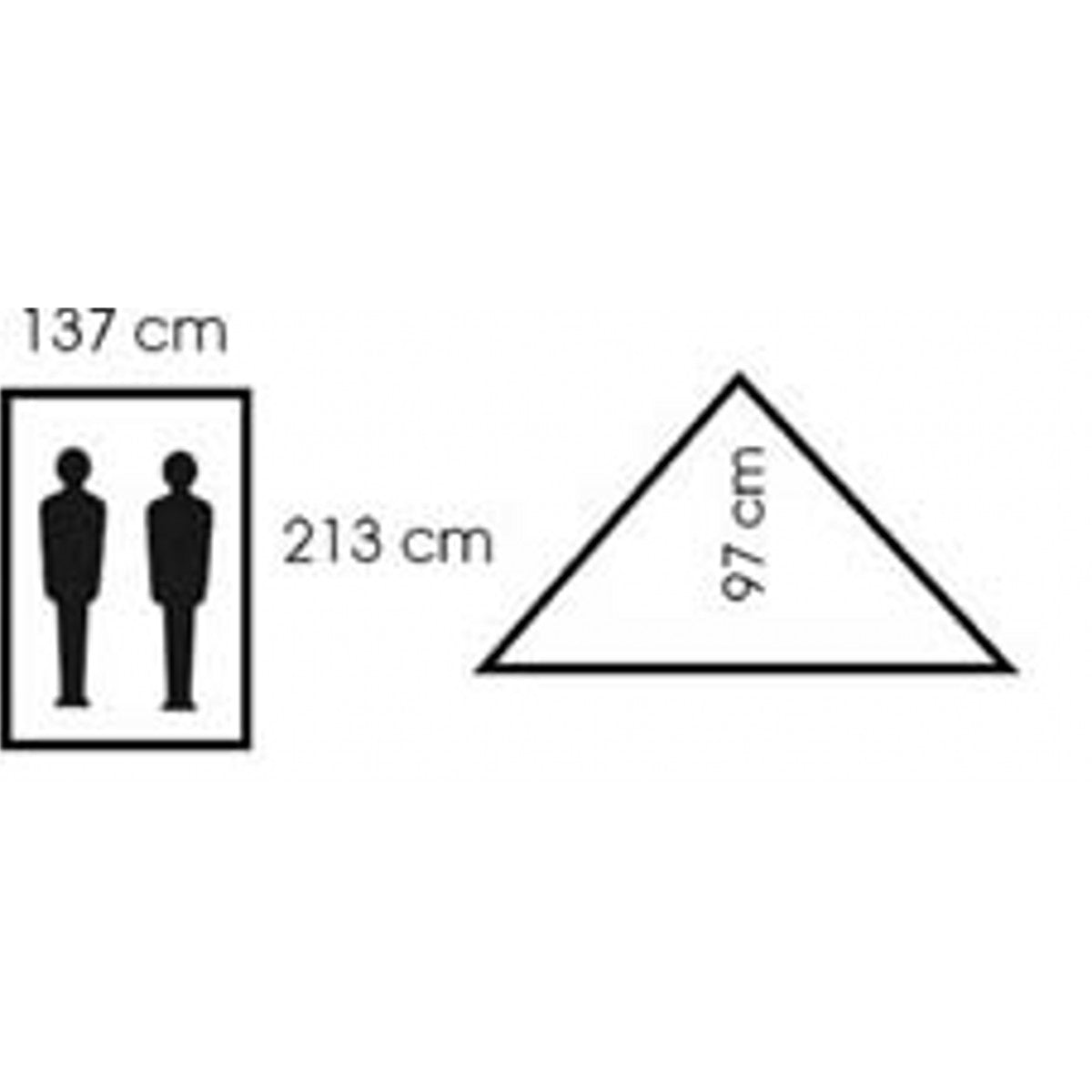 Tente "Minipack", 2 personnes, olive