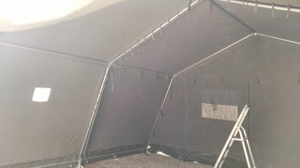 Tente militaire Modulaire F1 d'occasion 5M60x8M24