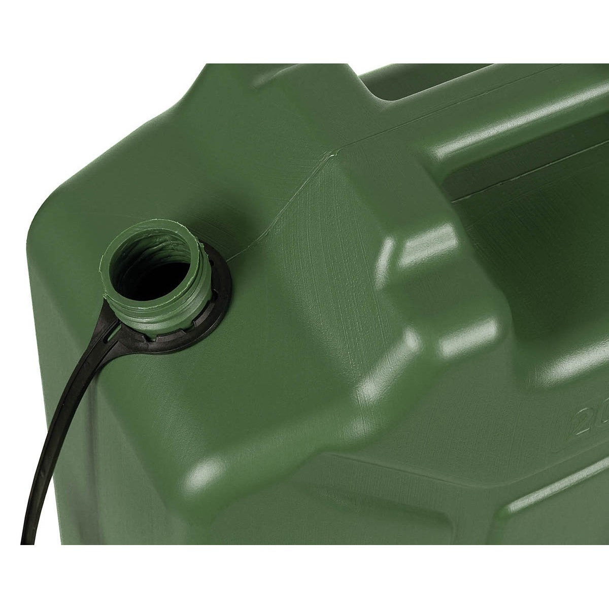 Bidon de carburant, jerricane olive,
20 l, plastique