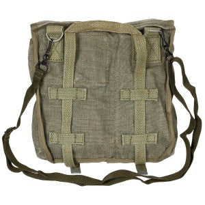 Polish bread bag, olive, with shoulder strap, new.