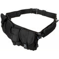 Ceinture ventrale, 6 poches, env. 5,5 cm, noire