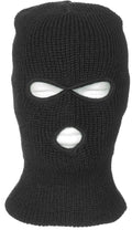 Cagoule, Balaclava, 3 trous, Acrylique, noir