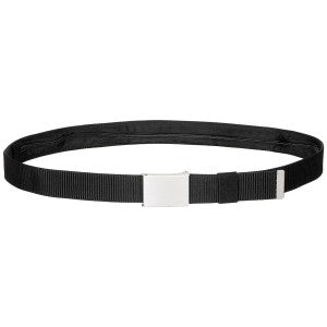 Ceinture, avec poche intérieure, noire, env. 4 cm