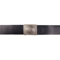 BW Ceinture en cuir, d'occasion, boucle argentée, Loi d'unification Liberté